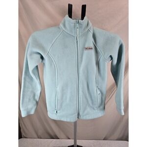 NWT Columbia Benton Springs Full Zip Fleece Jacket Plus Size M Aqua Haze
